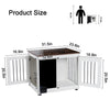 Stylish White Dog Kennel - Animal Ally Co