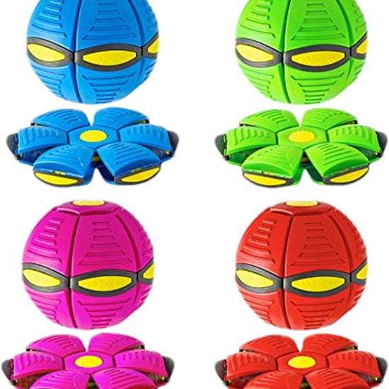 Light-Up UFO Dog Toy – Interactive Flying Saucer Ball for Fun and Exercise - Animal Ally Co