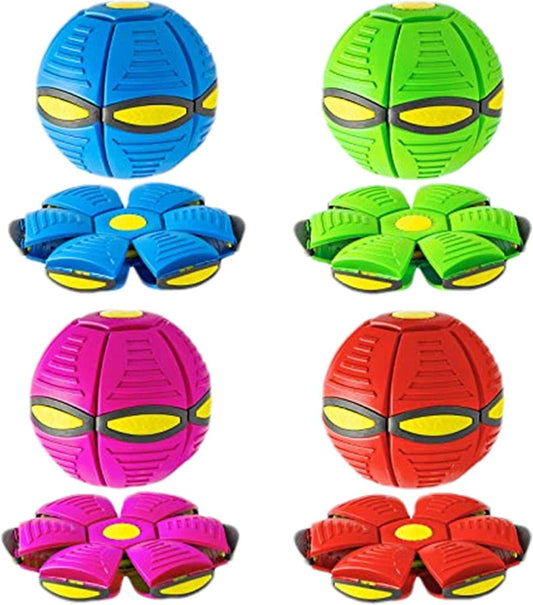 Light-Up UFO Dog Toy – Interactive Flying Saucer Ball for Fun and Exercise - Animal Ally Co