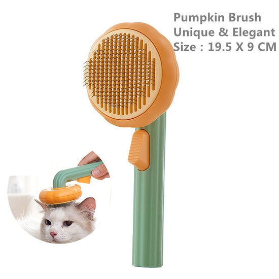 Pumpkin Pet Brush - Animal Ally Co