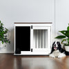 Stylish White Dog Kennel - Animal Ally Co