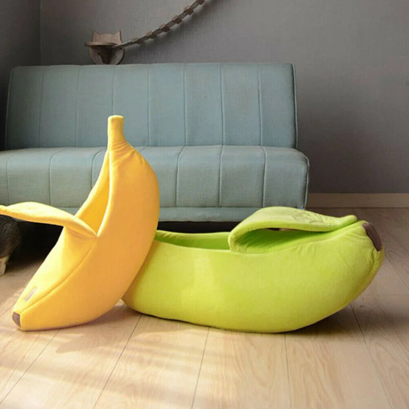 Banana cat bed - Animal Ally Co