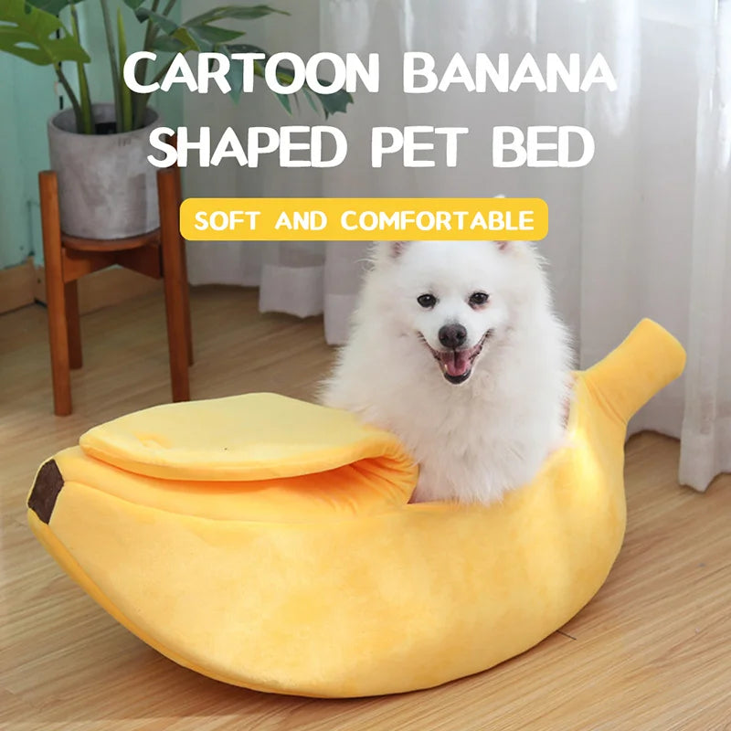 Banana cat bed - Animal Ally Co