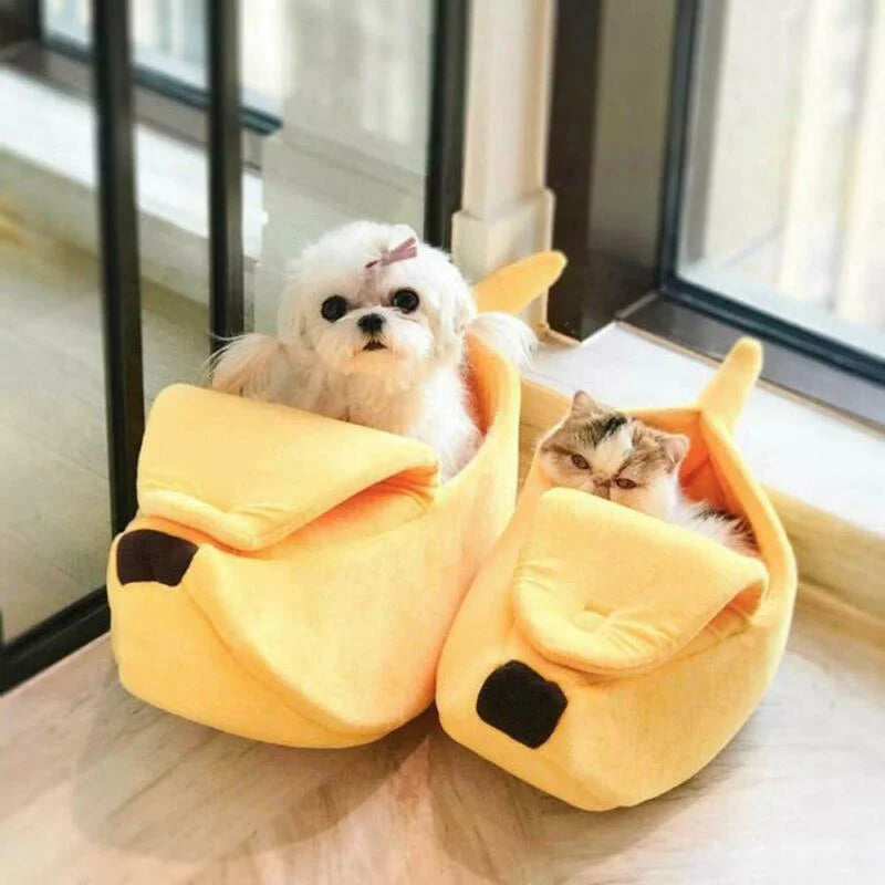 Banana cat bed - Animal Ally Co