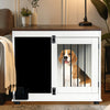 Stylish White Dog Kennel - Animal Ally Co