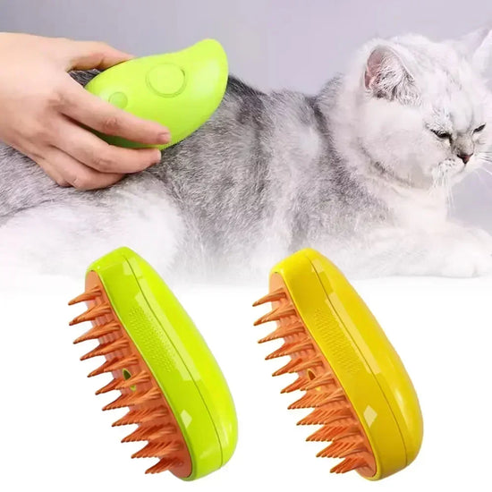 Electric Steam pet Brush Grooming Massage Comb - Animal Ally Co