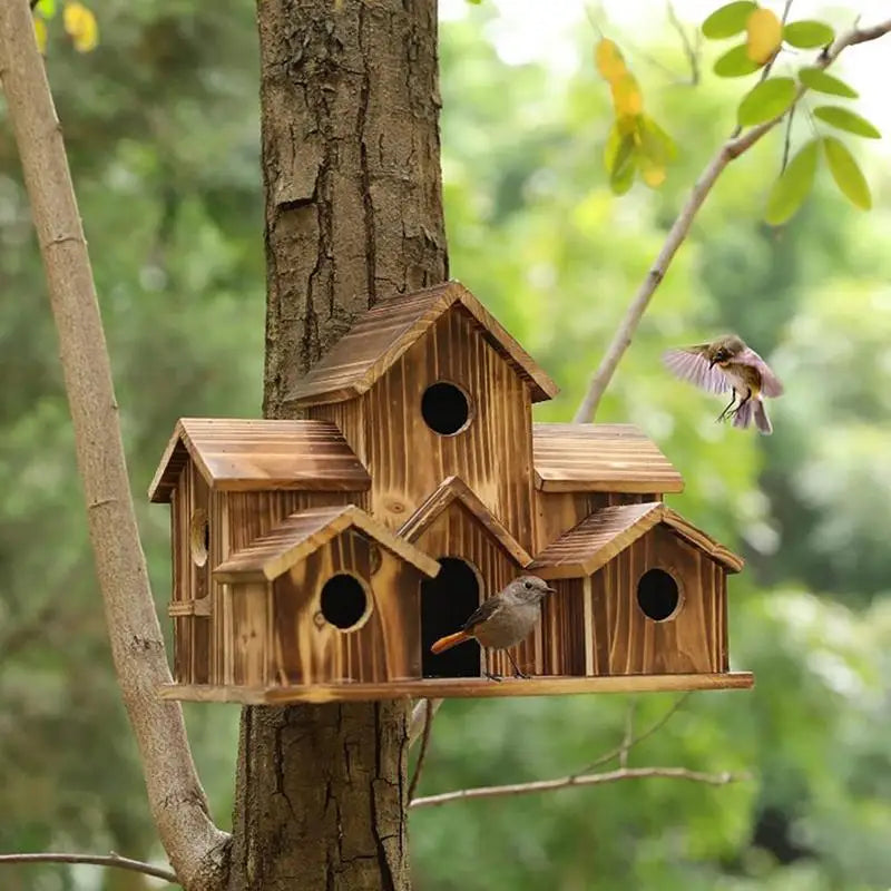 Wooden Handmade Bird House - Animal Ally Co