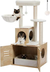 Modern Cat Tree With Condo - Animal Ally Co