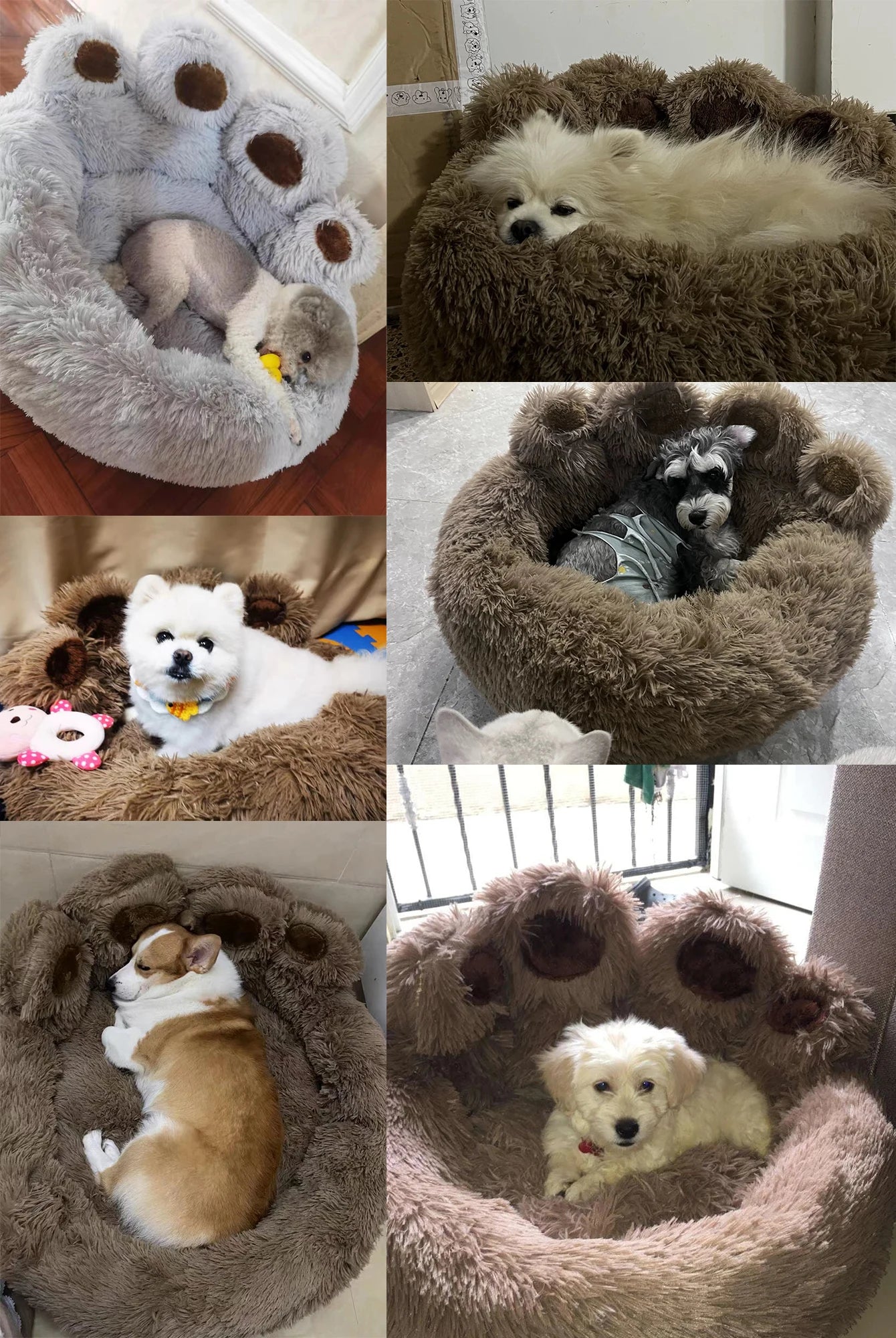 Fluffy Dog Bed - Animal Ally Co