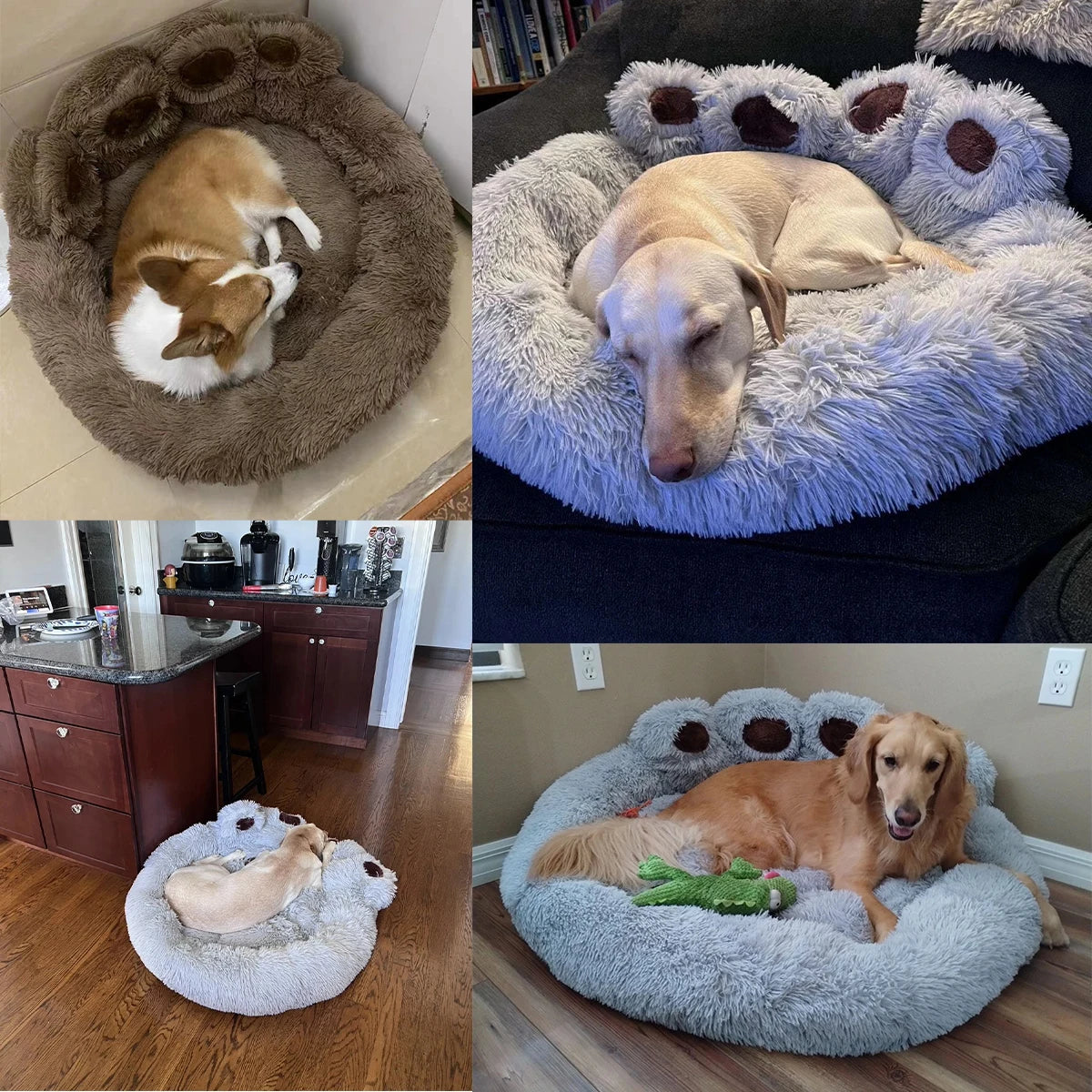 Fluffy Dog Bed - Animal Ally Co